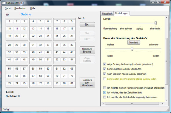 sudokuMe!Net