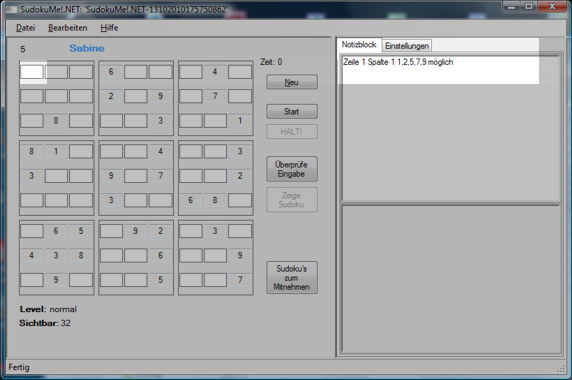 sudokuMe!NET