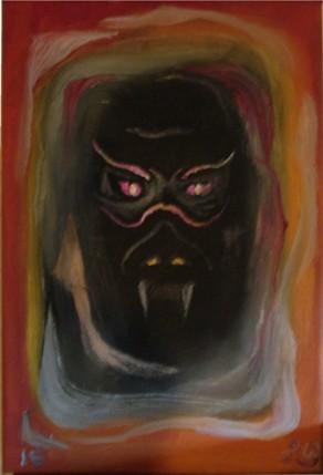 D&auml;mon behind hell